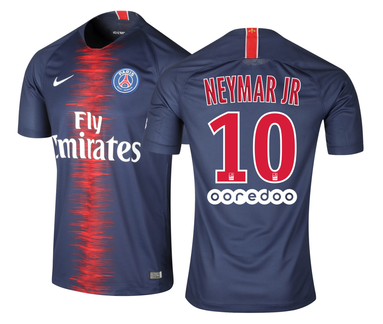 maillot neymar en gro pour jouer an effort