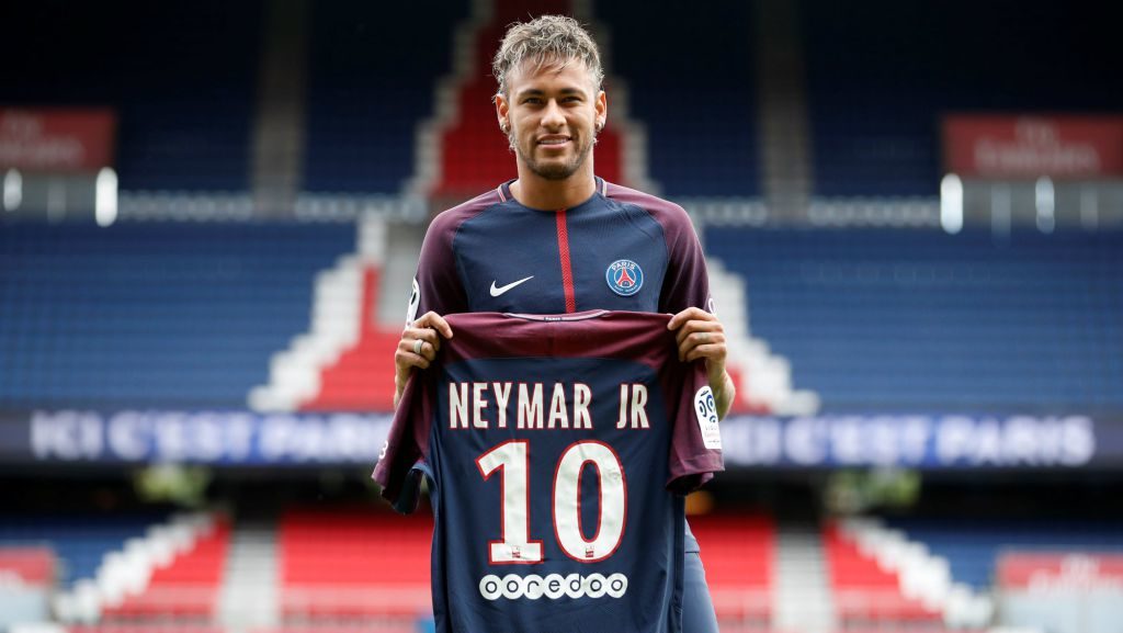 présentation de Neymar au Parc des Princes